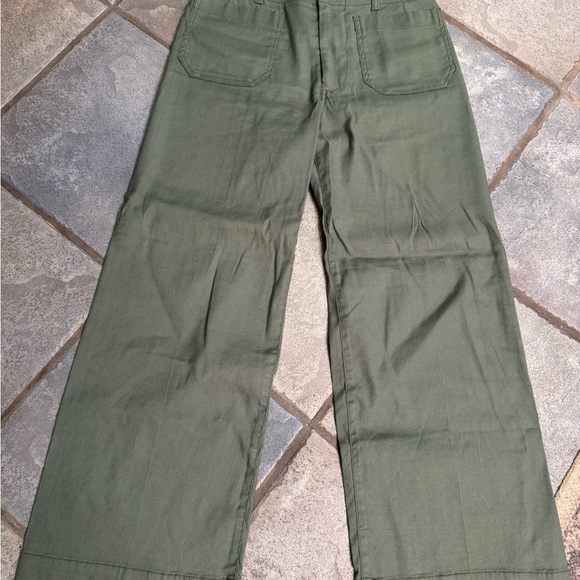 Anthropologie Maeve Olive Trousers - Picture 2 of 3